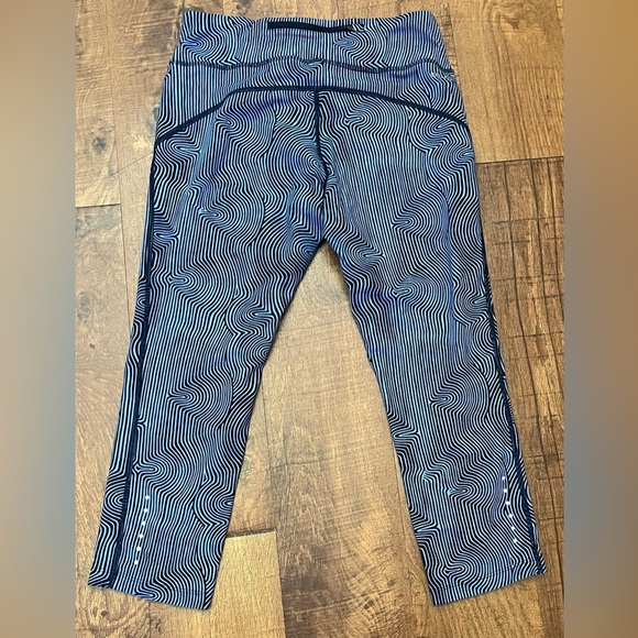 Nike running crop activewear leggings women Sz Medium drifit - Picture 5 of 9